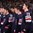 OSTRAVA, CZECH REPUBLIC - MAY 12: Team USA enjoys their national anthem after a 5-4 overtime win against Team Slovakia during preliminary round action at the 2015 IIHF Ice Hockey World Championship. (Photo by Richard Wolowicz/HHOF-IIHF Images)
